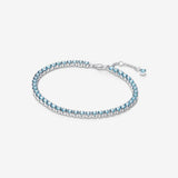 Bracciale Tennis Cristalli Azzurri