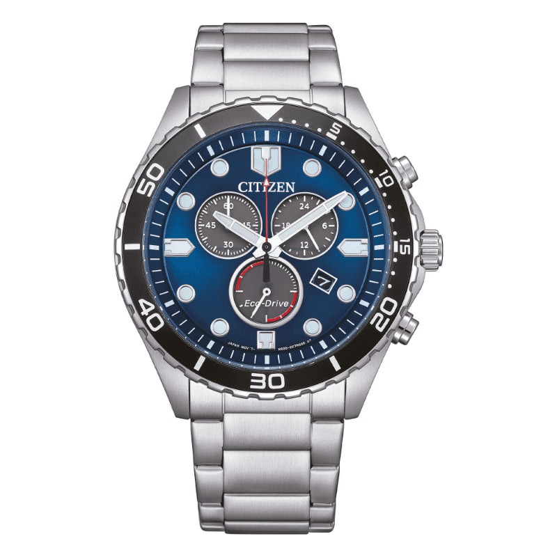 Orologio Citizen Sport Crono - AT2560-84L - blu