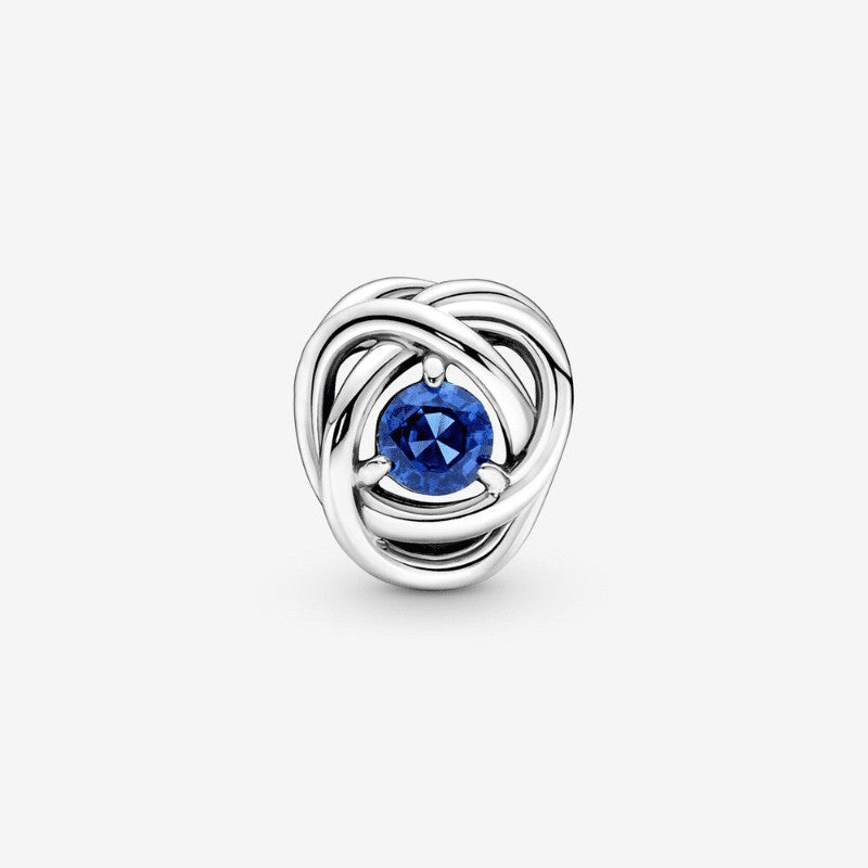 Charm Cerchio Eterno Blu Settembre