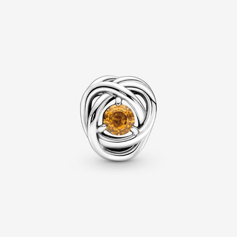 Charm Cerchio Eterno Miele Novembre