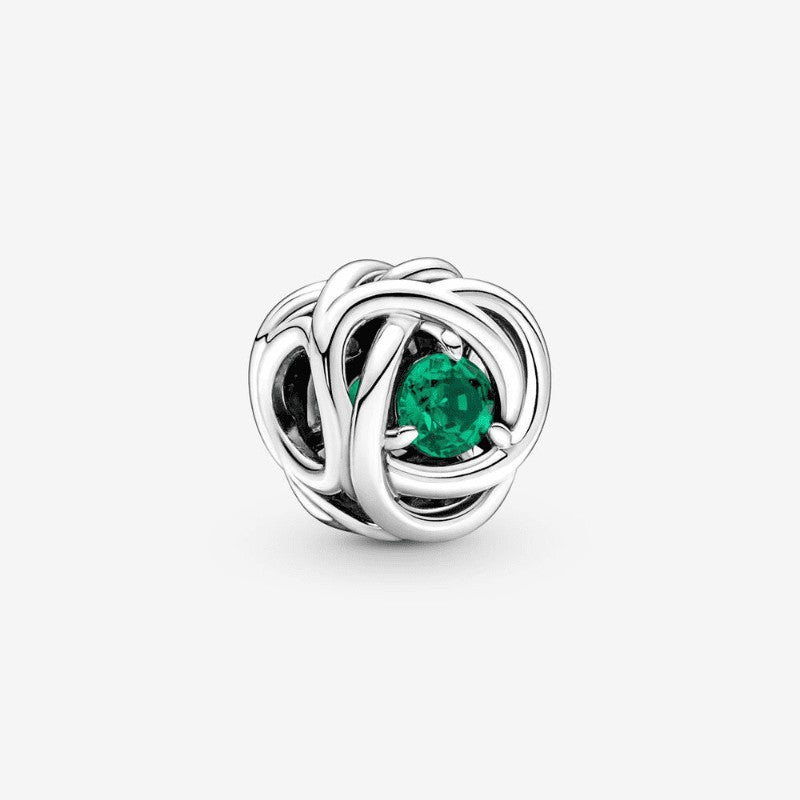 Charm Cerchio Eterno Verde Scuro Maggio