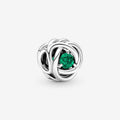 Charm Cerchio Eterno Verde Scuro Maggio