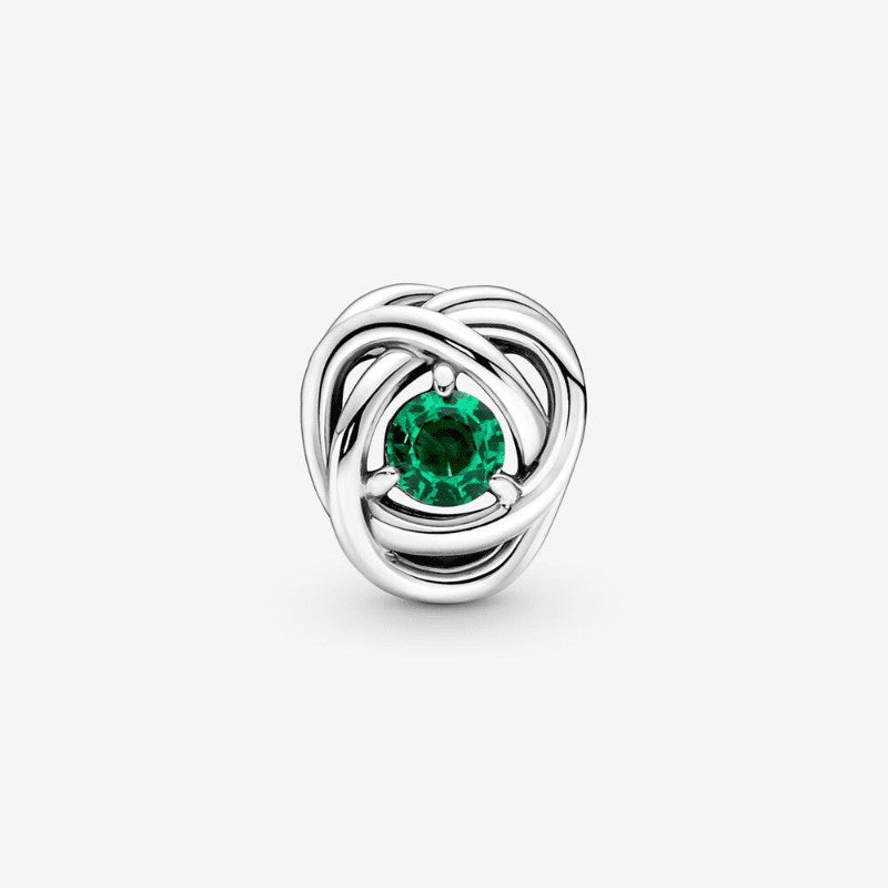 Charm Cerchio Eterno Verde Scuro Maggio