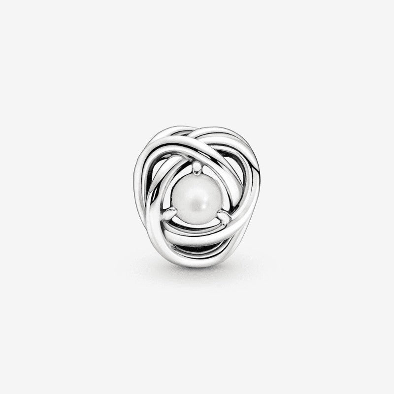 Charm Cerchio Eterno Madreperla