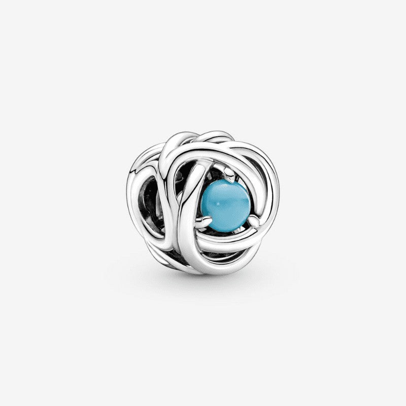 Charm Cerchio Eterno Turchese