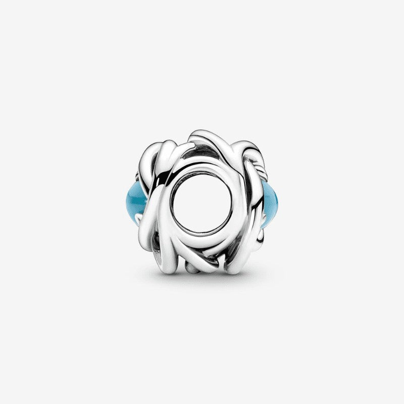 Charm Cerchio Eterno Turchese