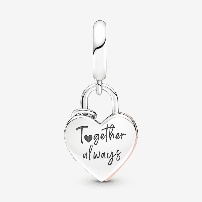 Charm Pendente Lucchetto "Together Always"