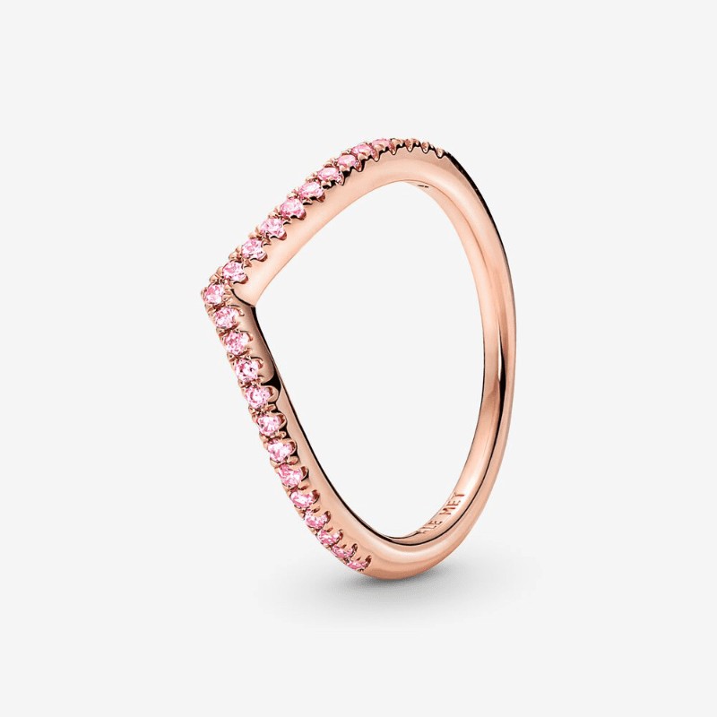 Pandora | Anello Desiderio Scintillante Rosa