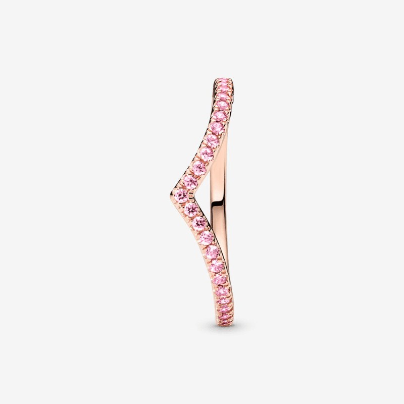 Pandora | Anello Desiderio Scintillante Rosa