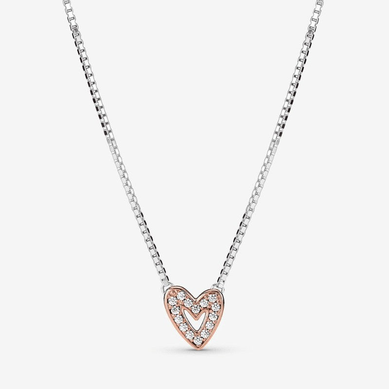 Collana Cuore Asimmetrico
