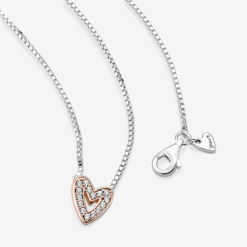 Collana Cuore Asimmetrico