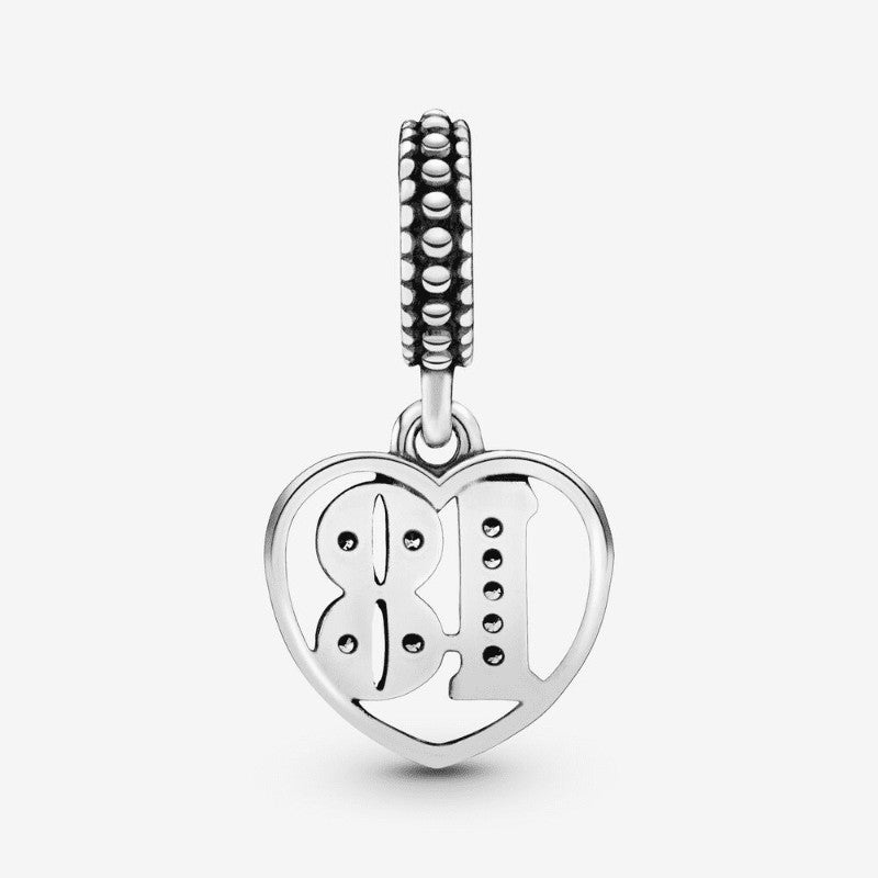 Charm pendente 18° compleanno