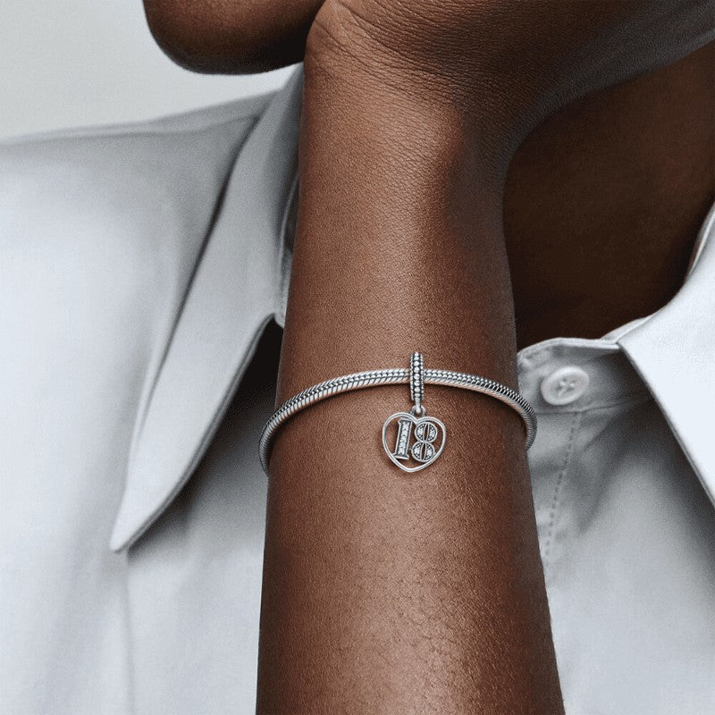 Charm pendente 18° compleanno