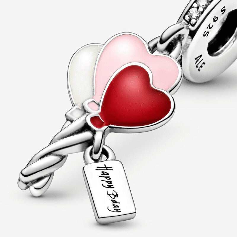 Charm pendente Palloncini Buon compleanno
