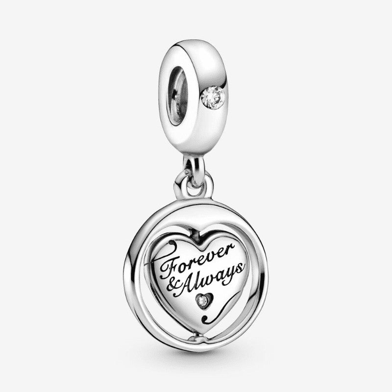 Charm pendente girevole Anima gemella Forever & Always