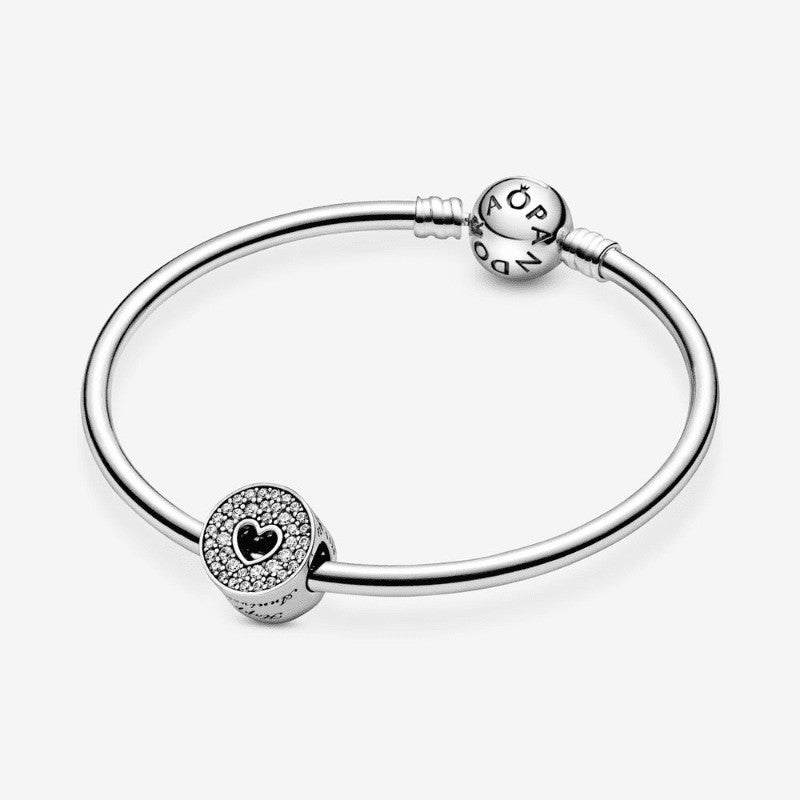 Charm Buon Anniversario Pavé e cuore