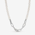 Collana Maglia Link Con Perle Pandora ME