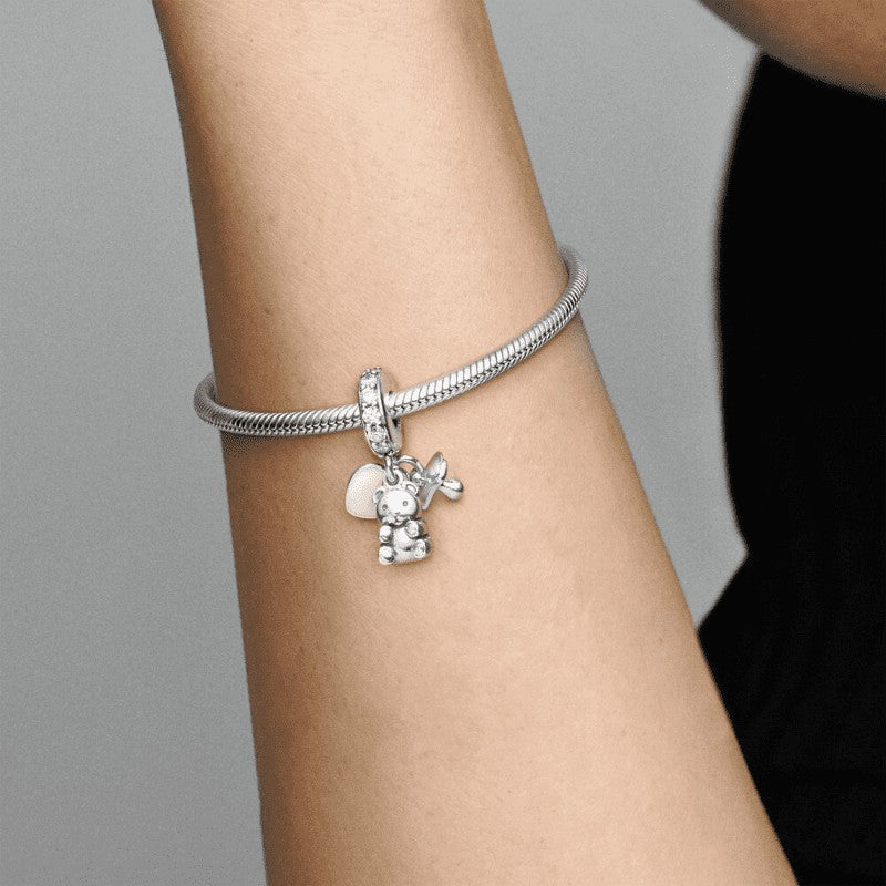 Charm Pendente Orsetto e Ciuccio