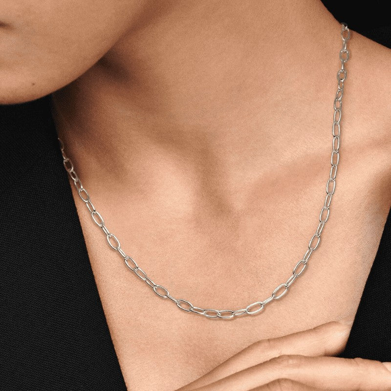Collana a Catenina a Maglia Larga