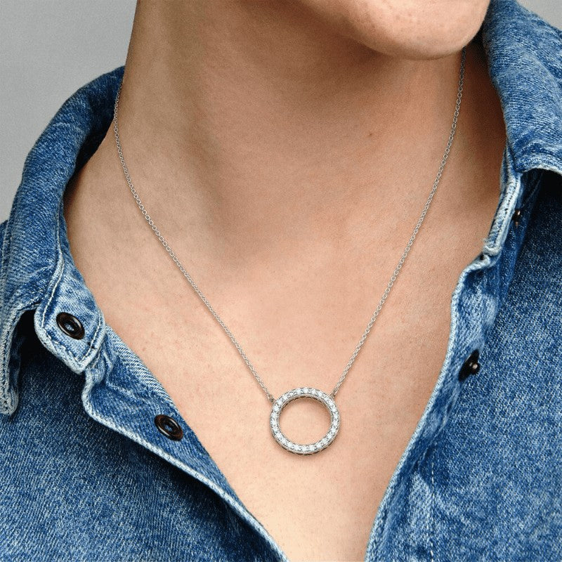 Collana Cerchio scintillante