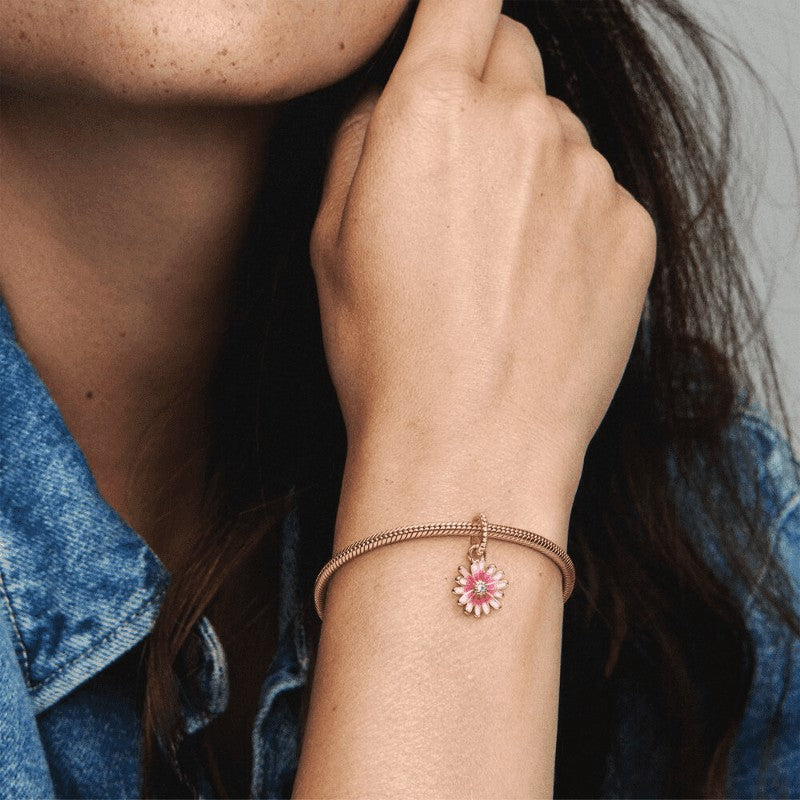 Charm Pendente Margherita Rosa