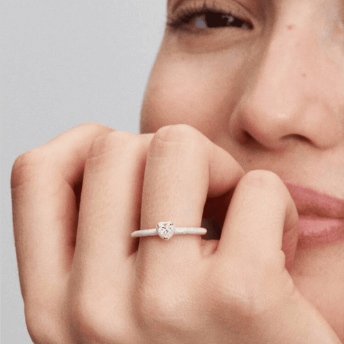 Anello White Chakra Heart Pandora ME