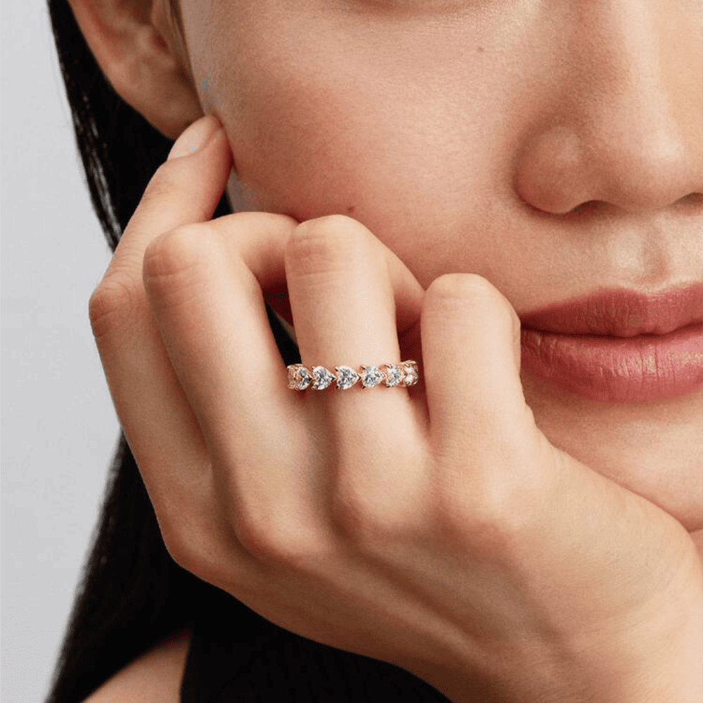Anello Fascia Cuori