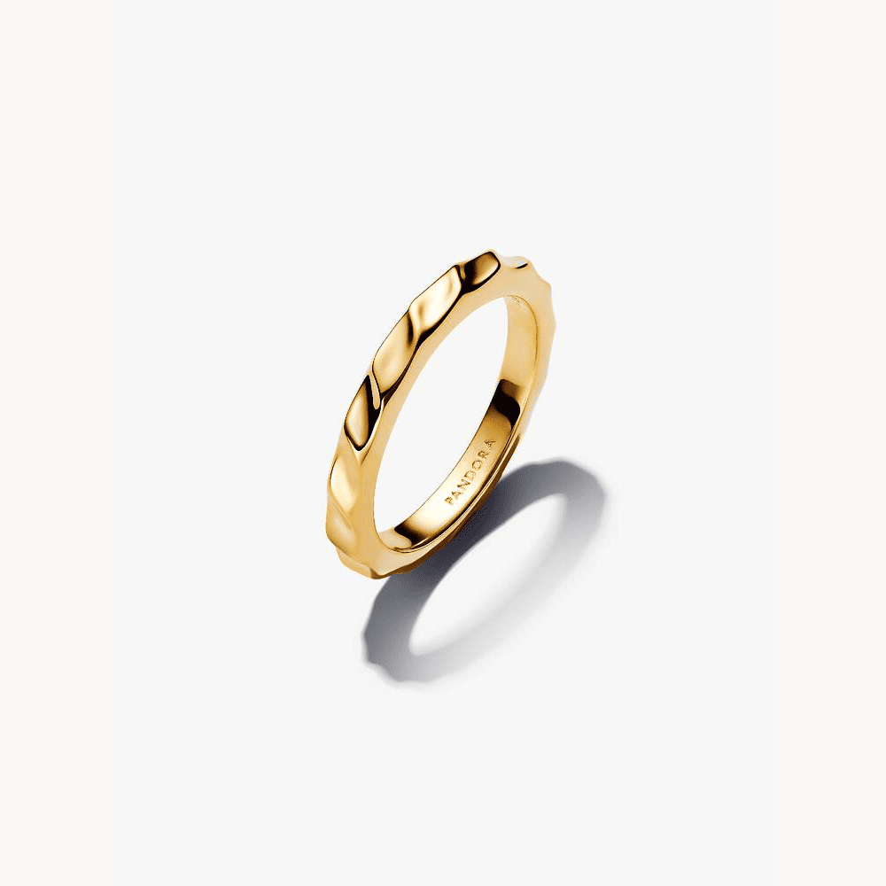 Anello Fascia Sottile Dune Dorato
