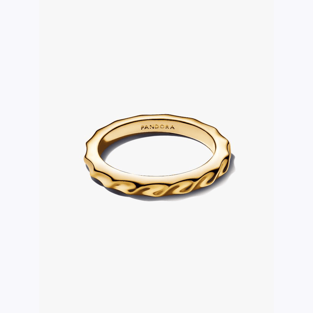 Anello Fascia Sottile Dune Dorato