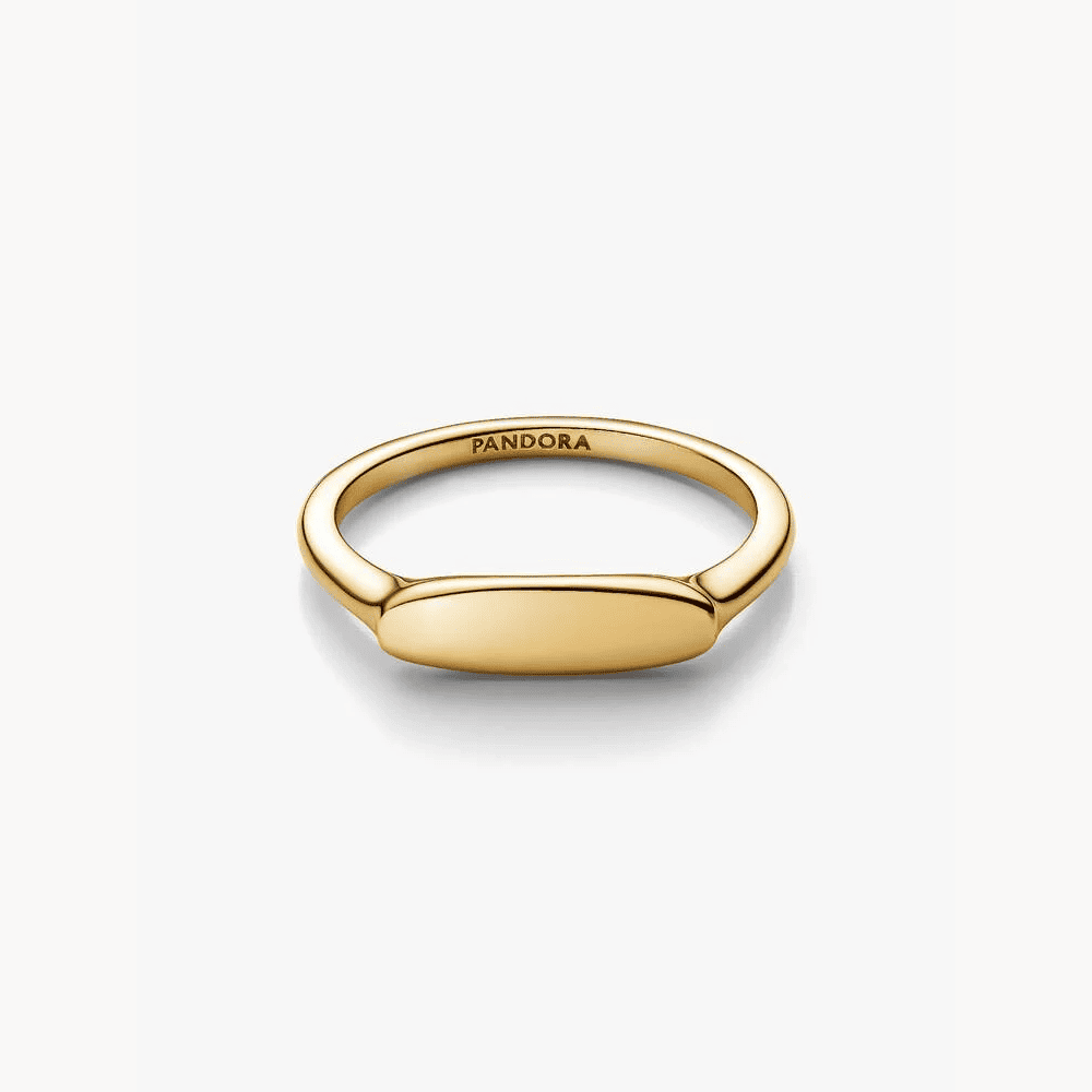 PANDORA | Anello Fascia con barra da incidere