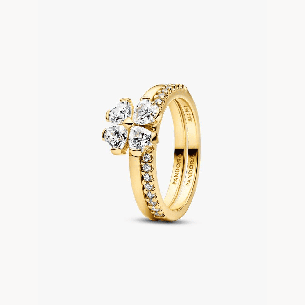 Pandora | Anello Quadrifoglio Luminoso Divisibile