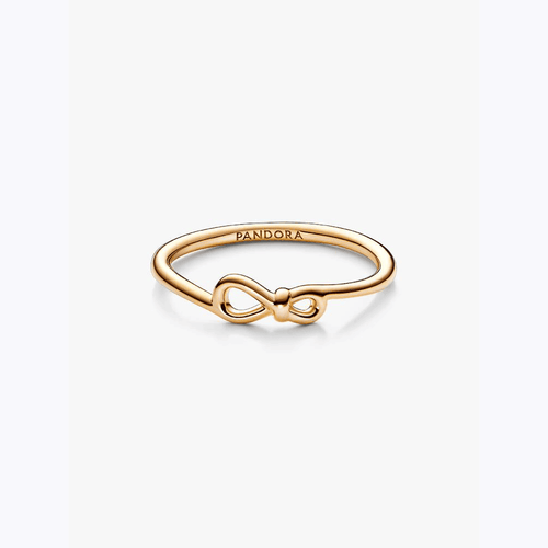 Anello Nodo Infinito Dorato