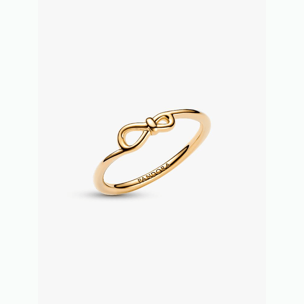 Anello Nodo Infinito Dorato