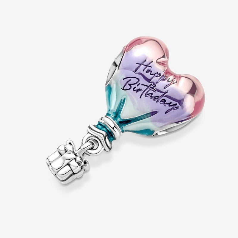 Charm Mongolfiera  Happy Birthday