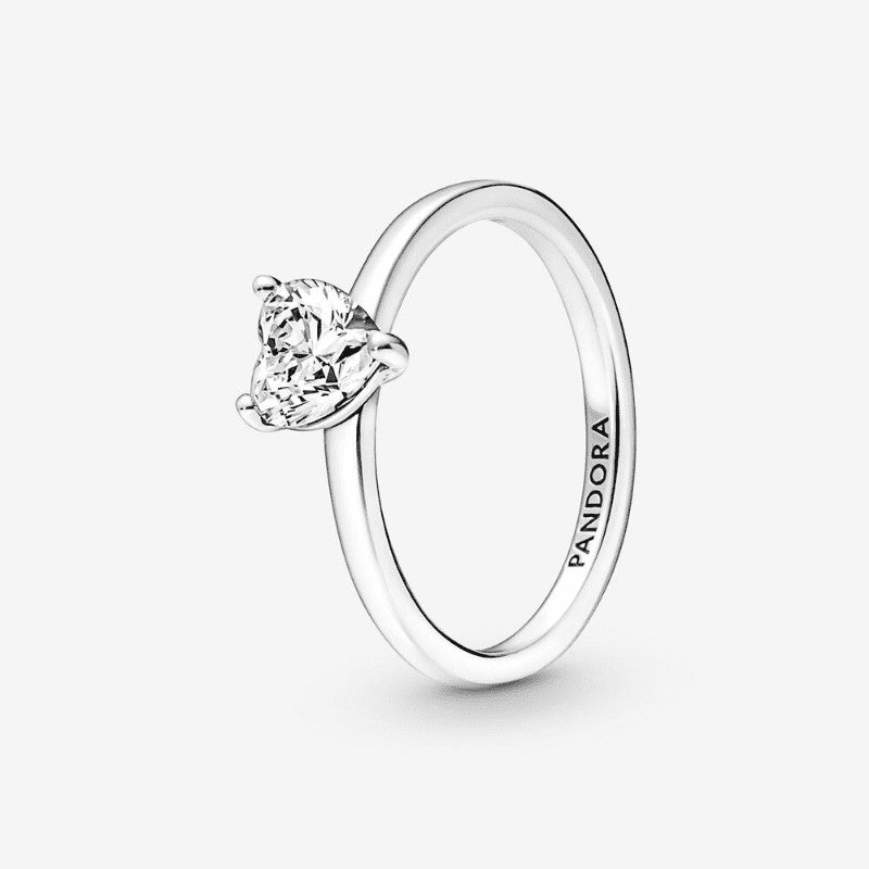 Pandora | Anello Solitario con Pietra Cuore