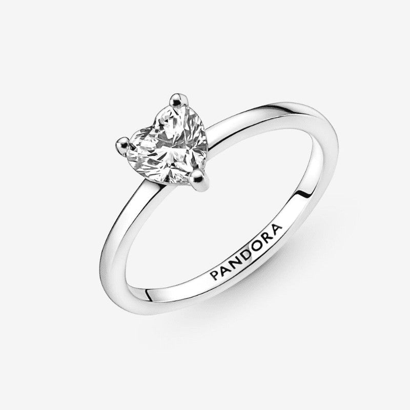 Pandora | Anello Solitario con Pietra Cuore