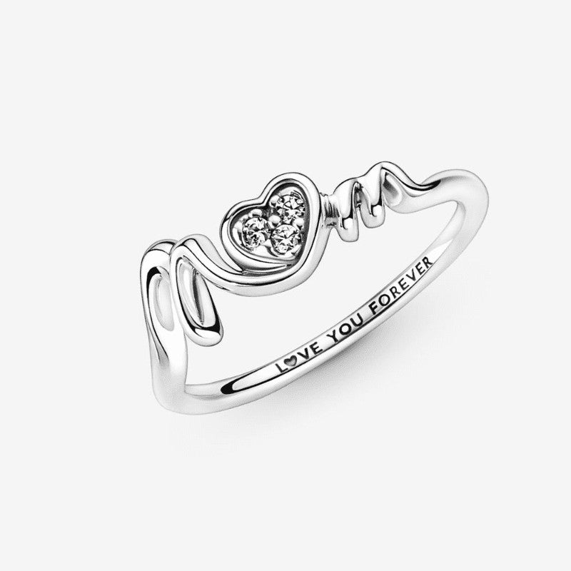 Pandora | Anello Mom, Amore Eterno