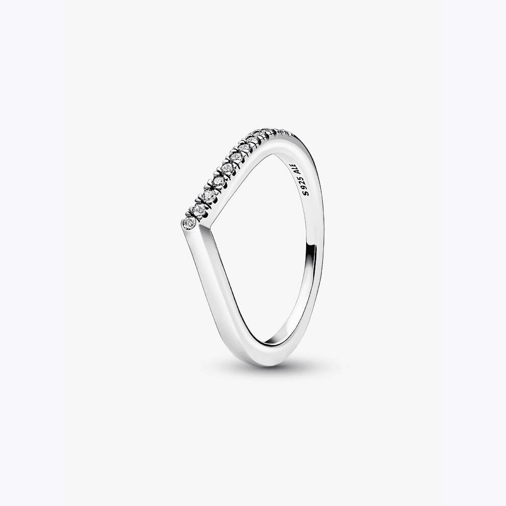 Anello Desiderio Scintillante Asimmetrico
