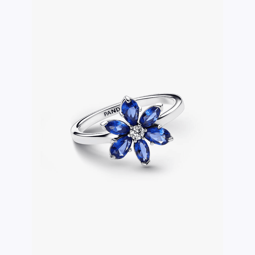 Pandora | Anello Herbarium Fiore Blu