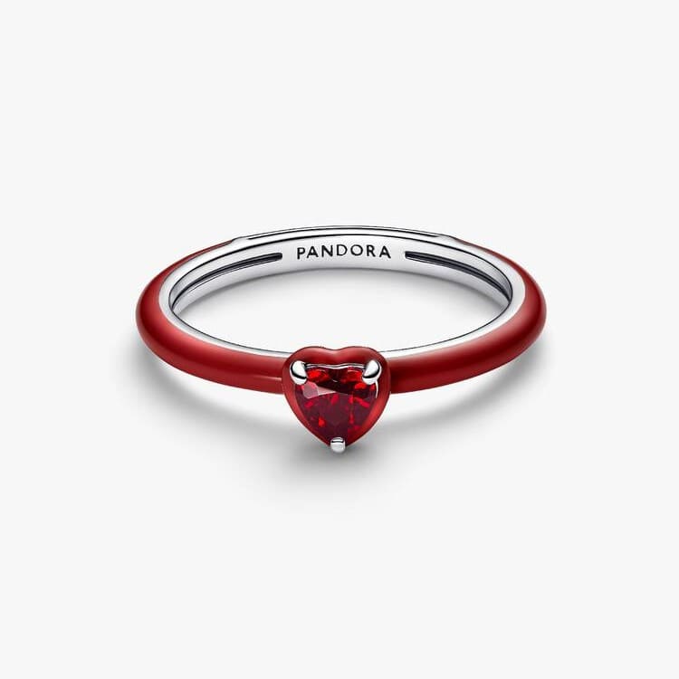 Pandora | Anello Rosso Chakra Heart Pandora ME