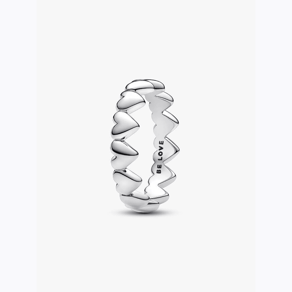 Anello Fascia a Cuori Be Love
