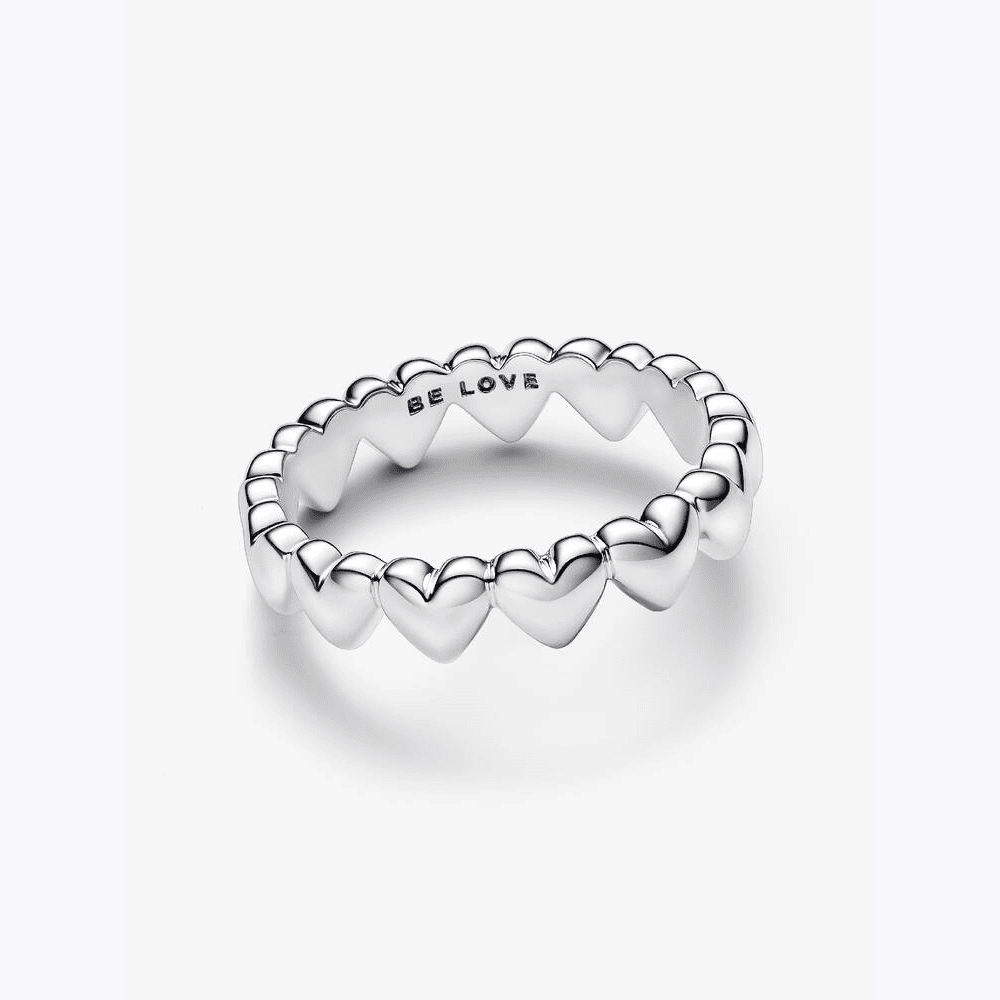 Anello Fascia a Cuori Be Love