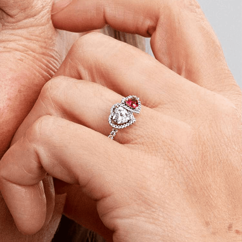 Anello Doppi Cuori