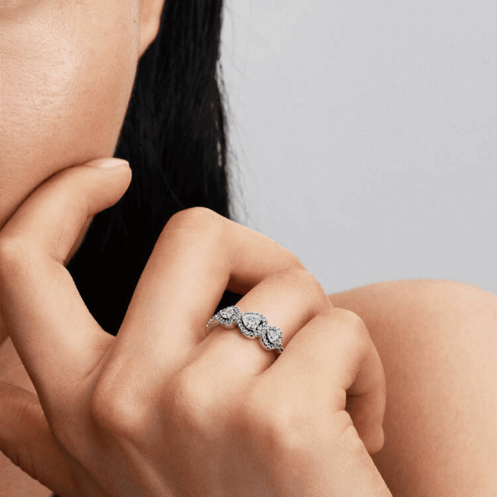 Anello Tre Cuori