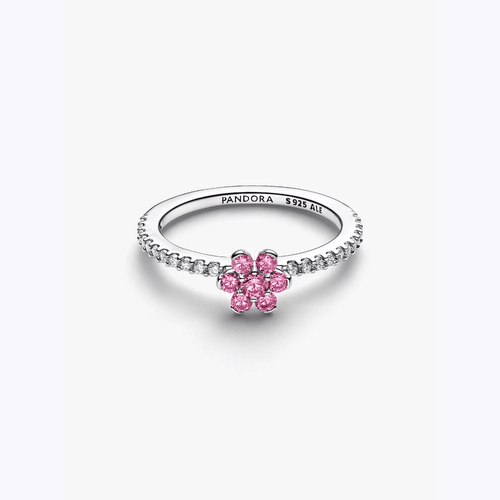 Anello Fiore Luminoso Rosa