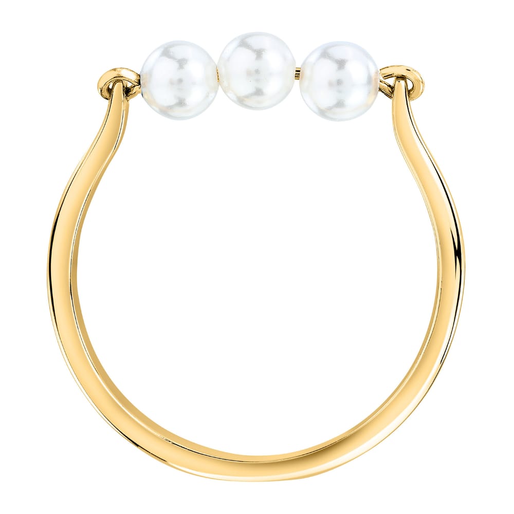 Anello Perla in Argento Dorato – Morellato SAWM11