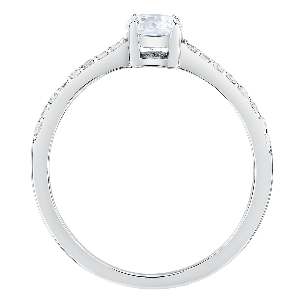 Anello Solitario Tesori in Argento e Zirconi Bianchi – Morellato SAIW179