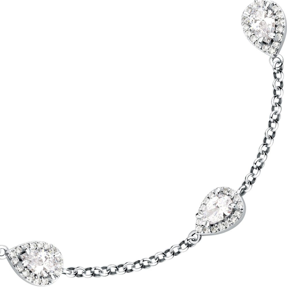 Bracciale Duchessa a Catena in Argento e Zirconi Bianchi – Morellato SBRA02