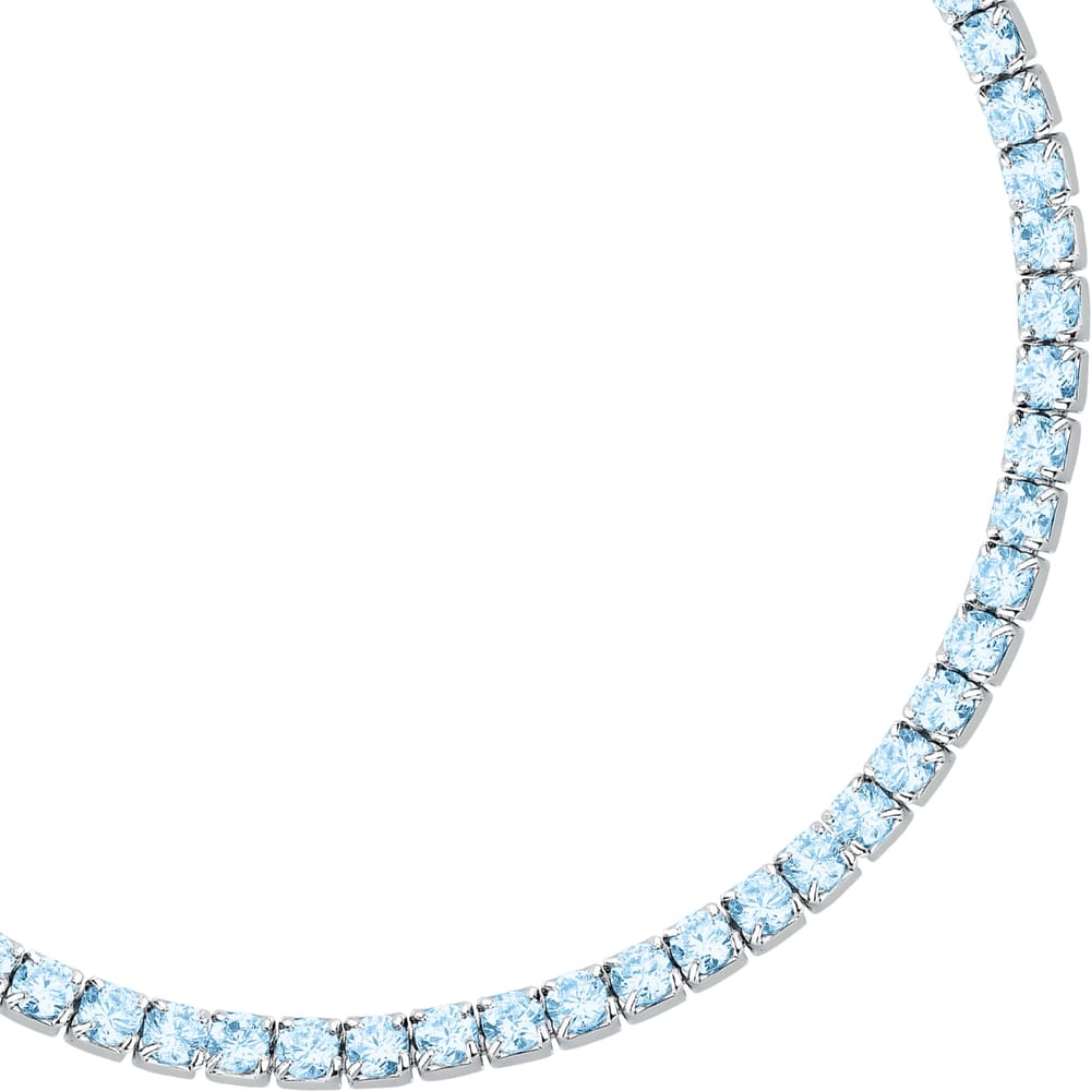 Bracciale Tennis Infinito in Argento e Zirconi Blu – Morellato SABD09