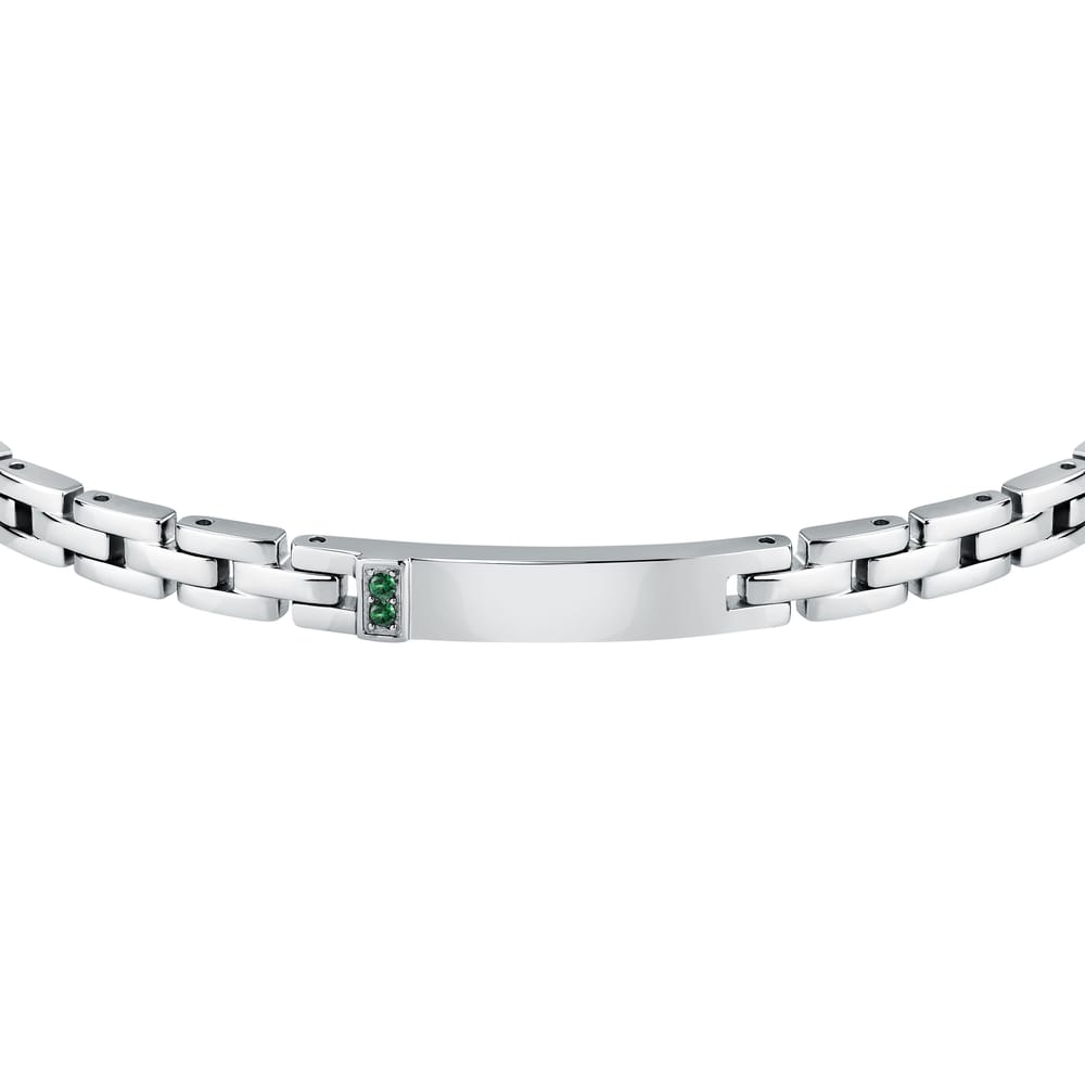 Bracciale Motown in Acciaio e Cristalli Verdi – Morellato SABH50